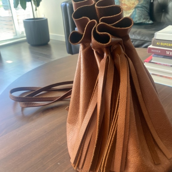 Cute leather mini backpack - Picture 2 of 3